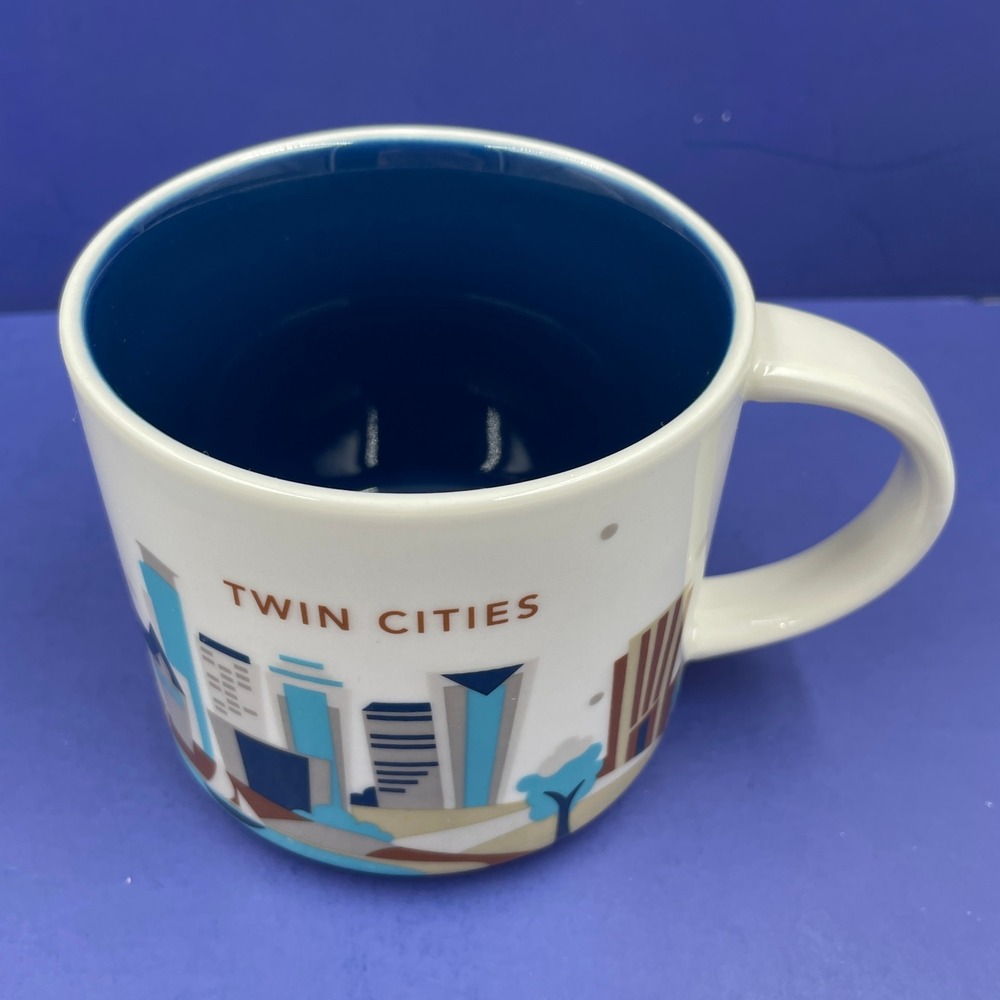 Starbucks You Are Here Twin Cities Mug 14oz 2014 Minneapolis St Paul Mug